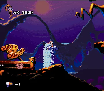 Earthworm Jim 2 (USA) (Beta) screen shot game playing